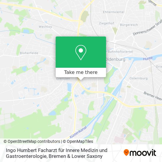 Ingo Humbert Facharzt für Innere Medizin und Gastroenterologie map