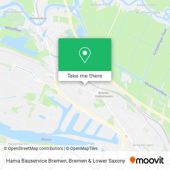 Hama Bauservice Bremen map