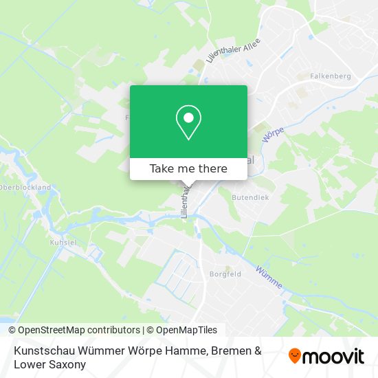 Карта Kunstschau Wümmer Wörpe Hamme