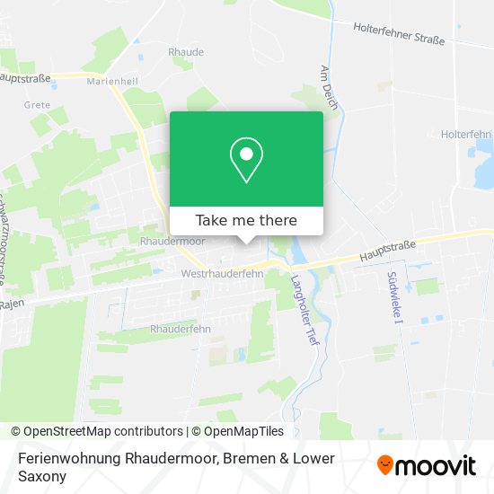 Ferienwohnung Rhaudermoor map