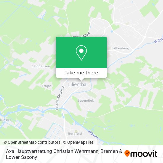 Axa Hauptvertretung Christian Wehrmann map