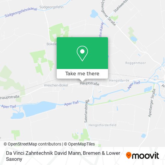 Da Vinci Zahntechnik David Mann map