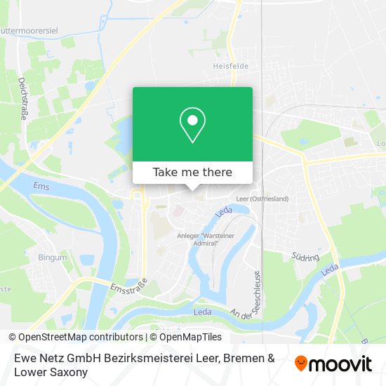 Ewe Netz GmbH Bezirksmeisterei Leer map
