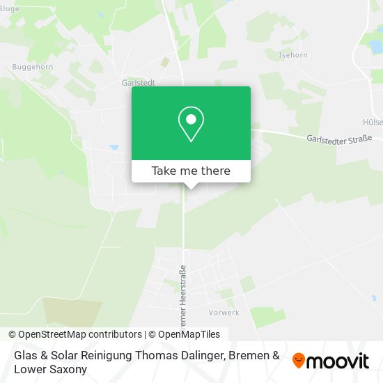 Glas & Solar Reinigung Thomas Dalinger map