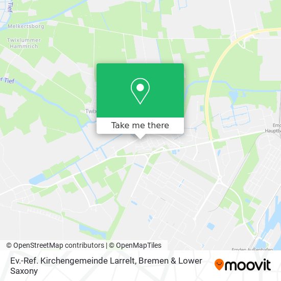 Ev.-Ref. Kirchengemeinde Larrelt map