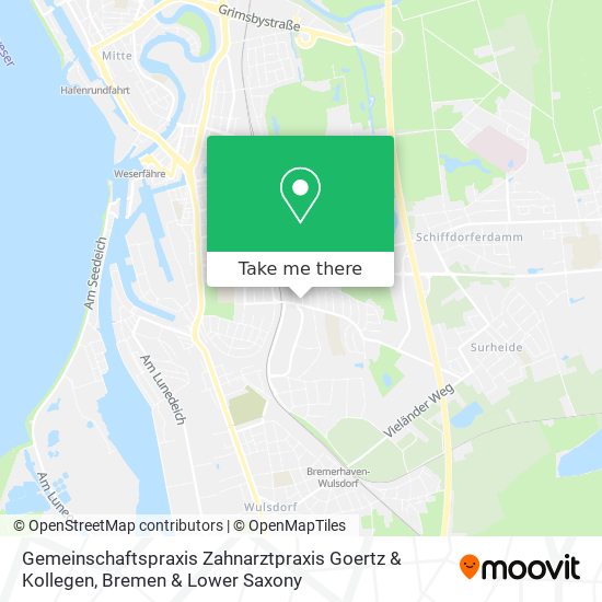 Gemeinschaftspraxis Zahnarztpraxis Goertz & Kollegen map