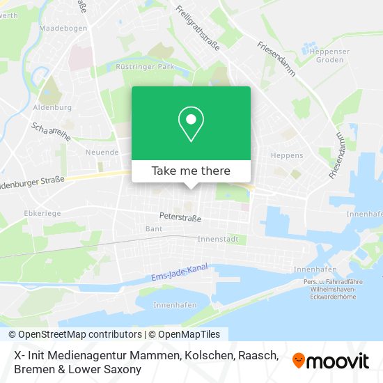 X- Init Medienagentur Mammen, Kolschen, Raasch map