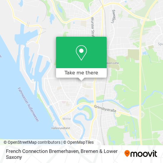French Connection Bremerhaven map
