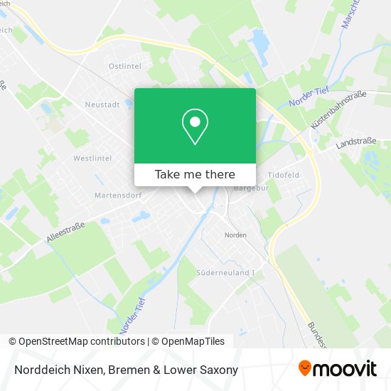 Norddeich Nixen map