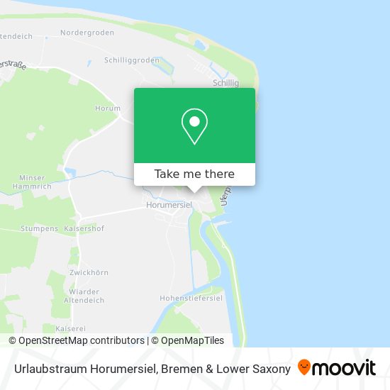 Urlaubstraum Horumersiel map