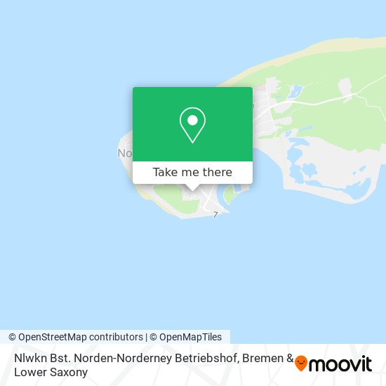 Карта Nlwkn Bst. Norden-Norderney Betriebshof