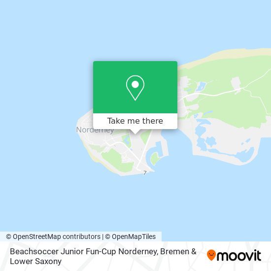 Beachsoccer Junior Fun-Cup Norderney map