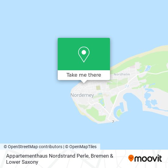Appartementhaus Nordstrand Perle map