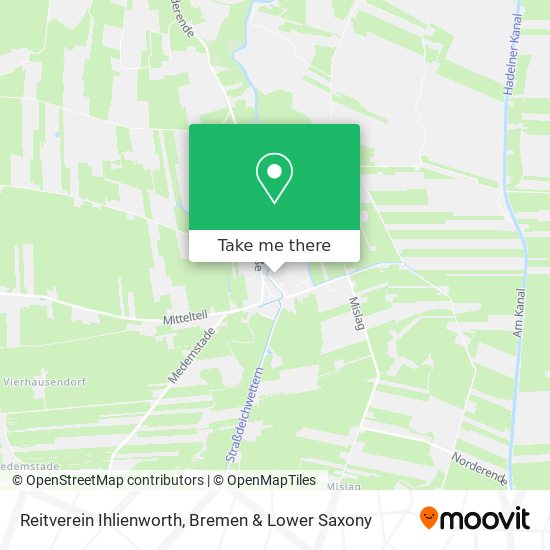 Reitverein Ihlienworth map