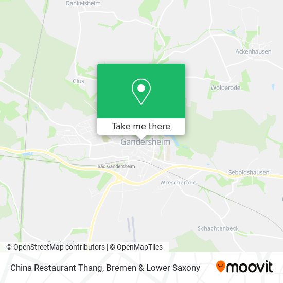 China Restaurant Thang map