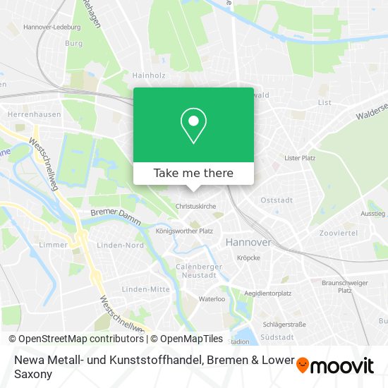 Newa Metall- und Kunststoffhandel map