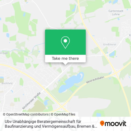 Ubv Unabhängige Beratergemeinschaft für Baufinanzierung und Vermögensaufbau map
