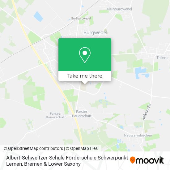 Albert-Schweitzer-Schule Förderschule Schwerpunkt Lernen map