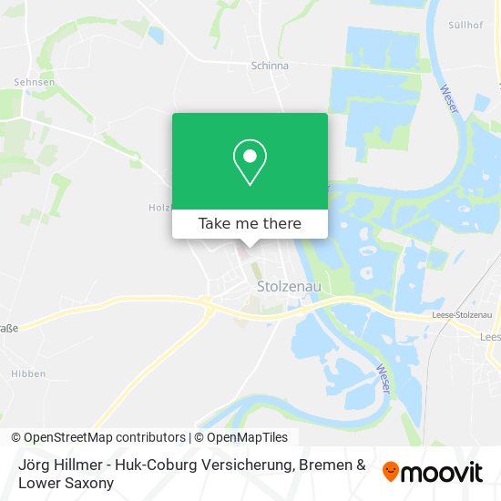 Jörg Hillmer - Huk-Coburg Versicherung map
