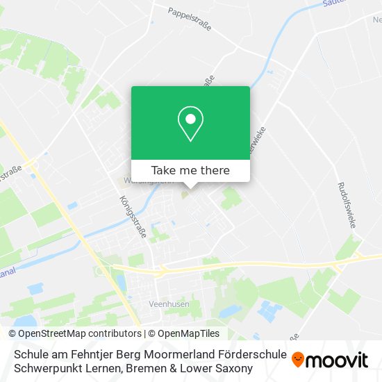 Schule am Fehntjer Berg Moormerland Förderschule Schwerpunkt Lernen map