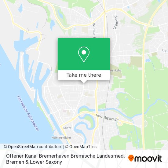 Offener Kanal Bremerhaven Bremische Landesmed map