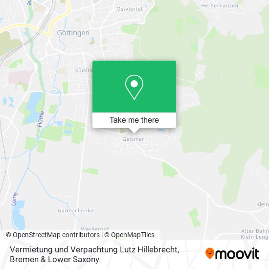 Vermietung und Verpachtung Lutz Hillebrecht map