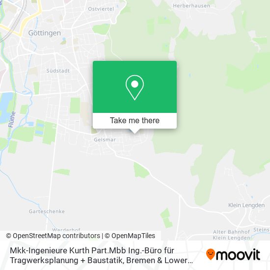 Карта Mkk-Ingenieure Kurth Part.Mbb Ing.-Büro für Tragwerksplanung + Baustatik
