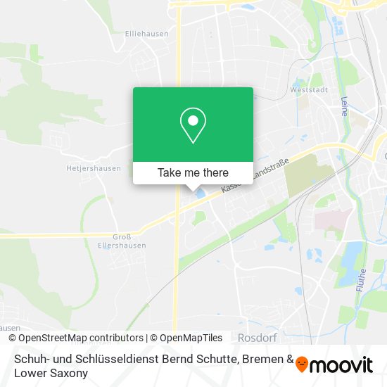 Schuh- und Schlüsseldienst Bernd Schutte map