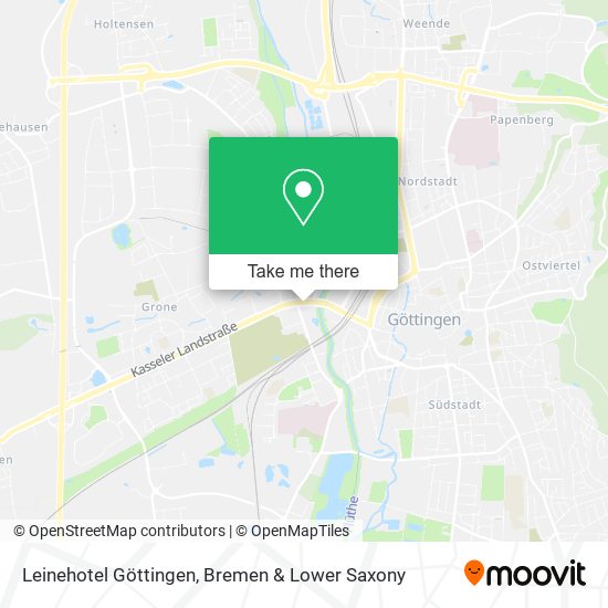 Leinehotel Göttingen map