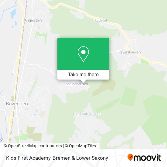 Kids First Academy map