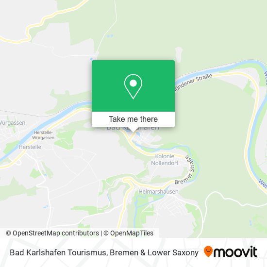 Bad Karlshafen Tourismus map