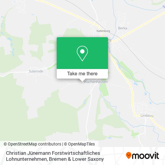 Карта Christian Jünemann Forstwirtschaftliches Lohnunternehmen