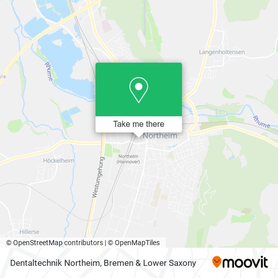 Dentaltechnik Northeim map