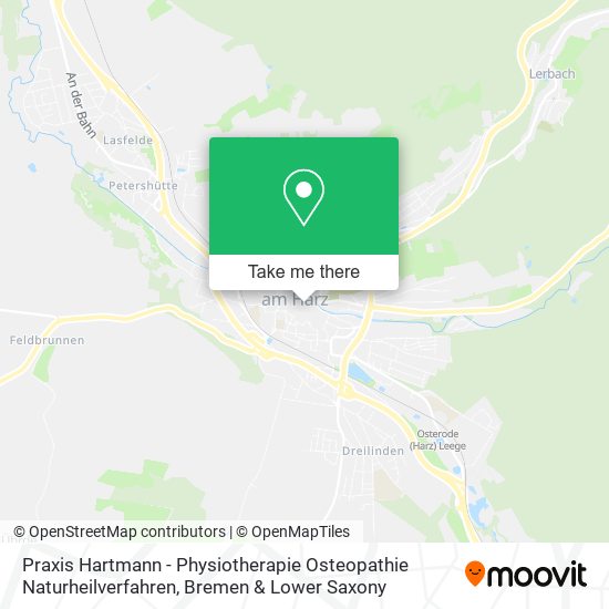 Praxis Hartmann - Physiotherapie Osteopathie Naturheilverfahren map