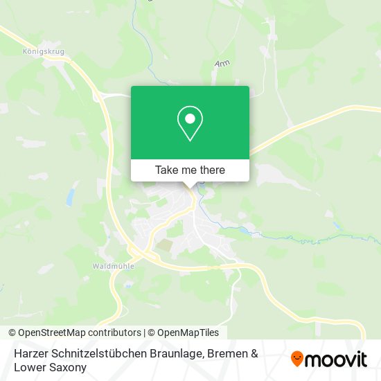 Harzer Schnitzelstübchen Braunlage map