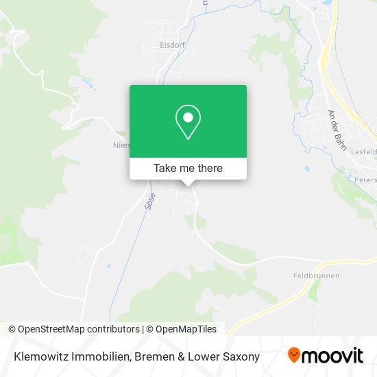 Klemowitz Immobilien map