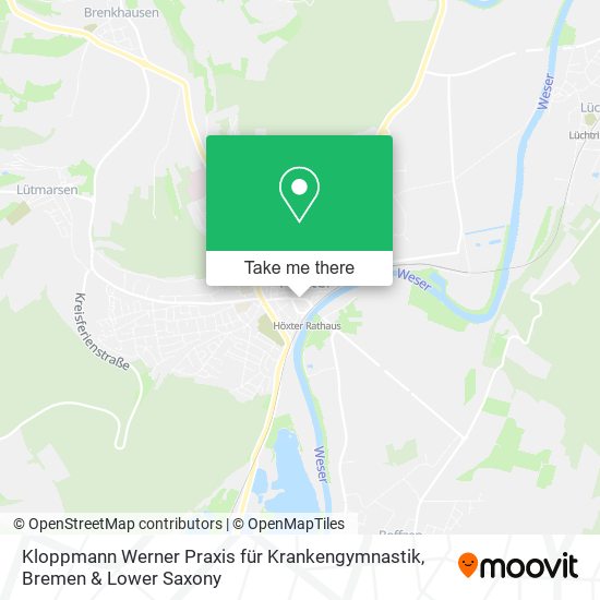 Kloppmann Werner Praxis für Krankengymnastik map