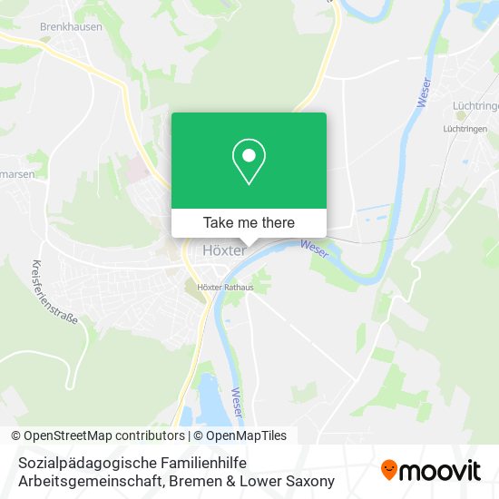 Sozialpädagogische Familienhilfe Arbeitsgemeinschaft map