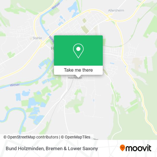 Bund Holzminden map