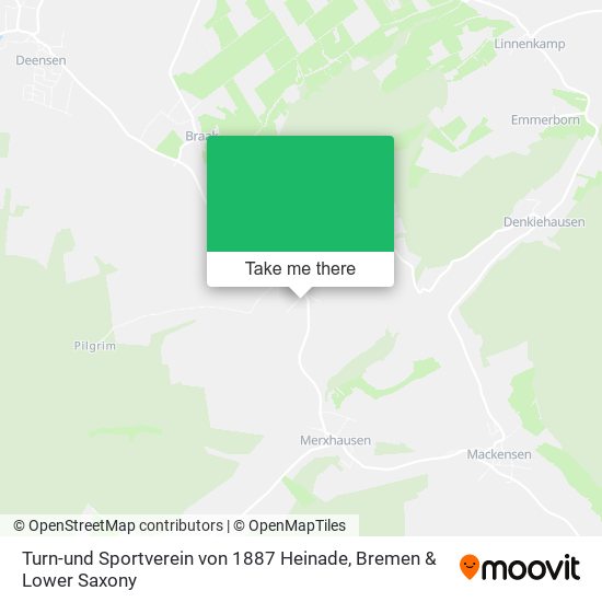 Turn-und Sportverein von 1887 Heinade map