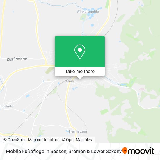 Mobile Fußpflege in Seesen map