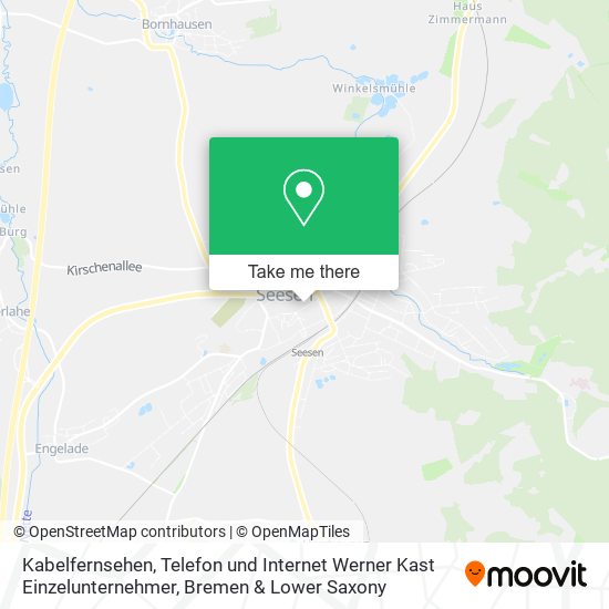 Kabelfernsehen, Telefon und Internet Werner Kast Einzelunternehmer map