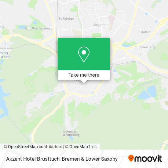 Akzent Hotel Brusttuch map