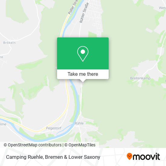 Camping Ruehle map