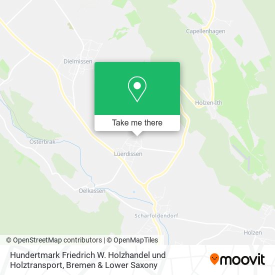 Карта Hundertmark Friedrich W. Holzhandel und Holztransport