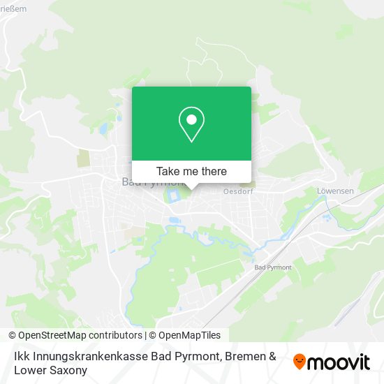 Карта Ikk Innungskrankenkasse Bad Pyrmont