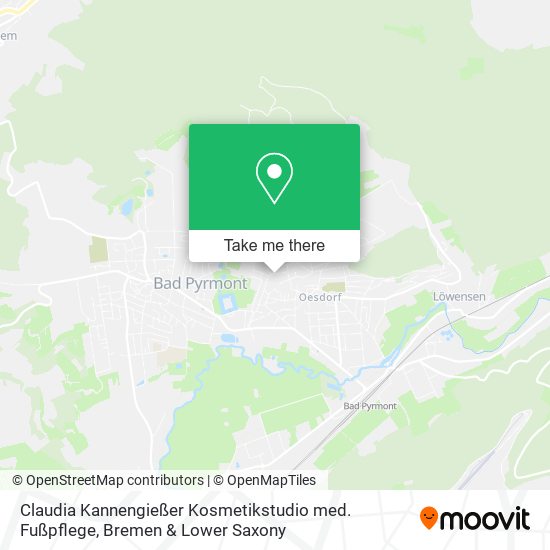 Claudia Kannengießer Kosmetikstudio med. Fußpflege map