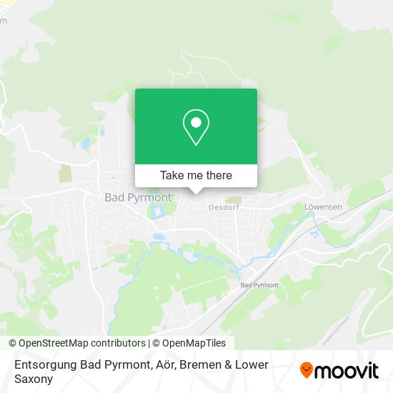 Entsorgung Bad Pyrmont, Aör map