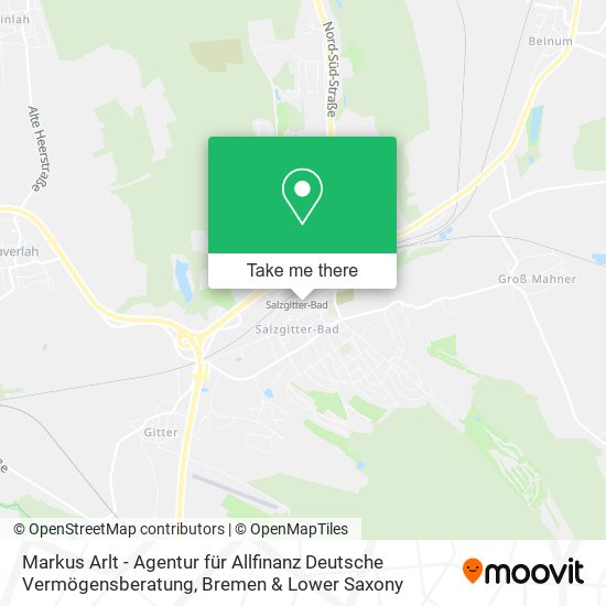 Markus Arlt - Agentur für Allfinanz Deutsche Vermögensberatung map