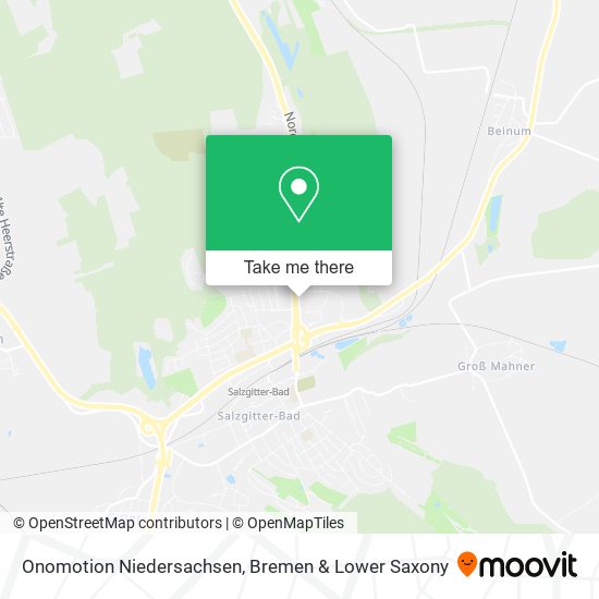 Карта Onomotion Niedersachsen